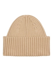Tommy Hilfiger Natural Kids Signature Logo Beanie - Image 2 of 4
