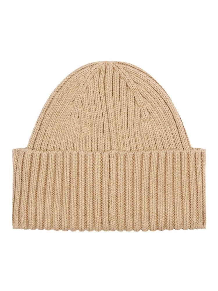 Tommy Hilfiger Natural Kids Signature Logo Beanie - Image 2 of 4