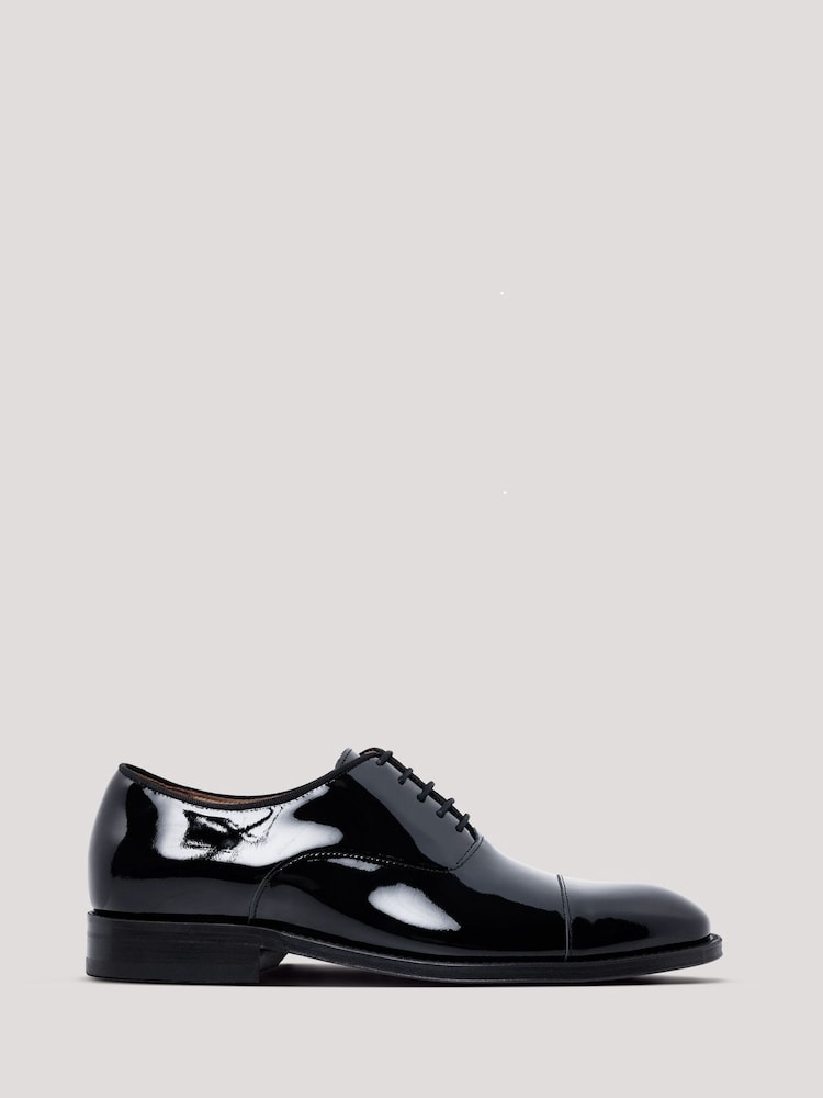 Hawes & Curtis Patent Oxford Dress Black Shoes - Image 1 of 5 Hawes & Curtis Patent Oxford Dress Black Shoes - Image 1 of 5