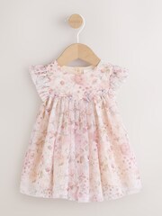 Floral rosa - Baby Mesh Dress (0mths-2yrs) - Imagem 1 de 8