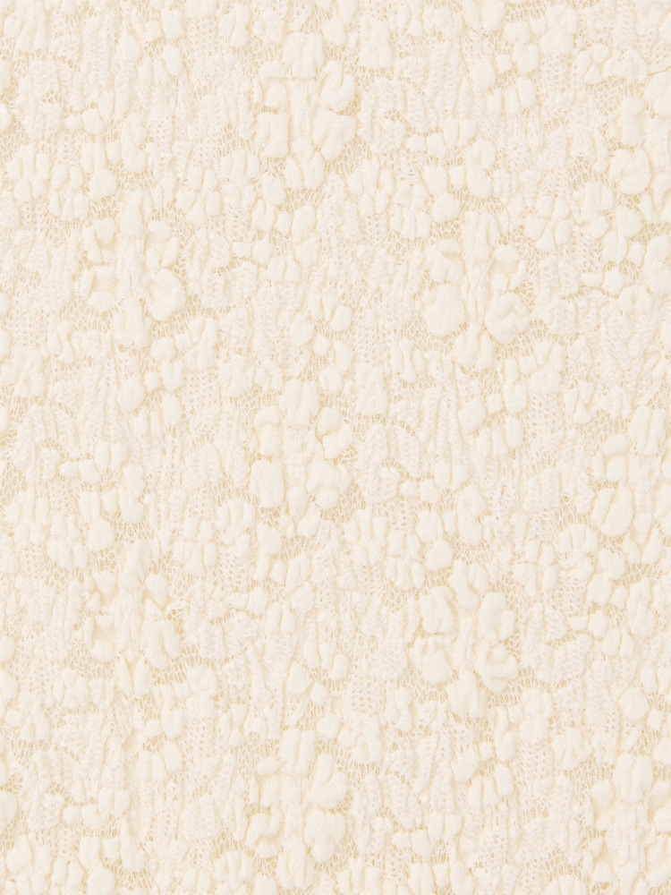 Whistles White Jersey Lace Long Sleeve Top - Image 5 of 5