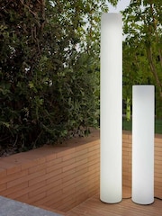 New Garden White Fity 160cm Floor Lamp with Hemp Cable - Image 2 of 6