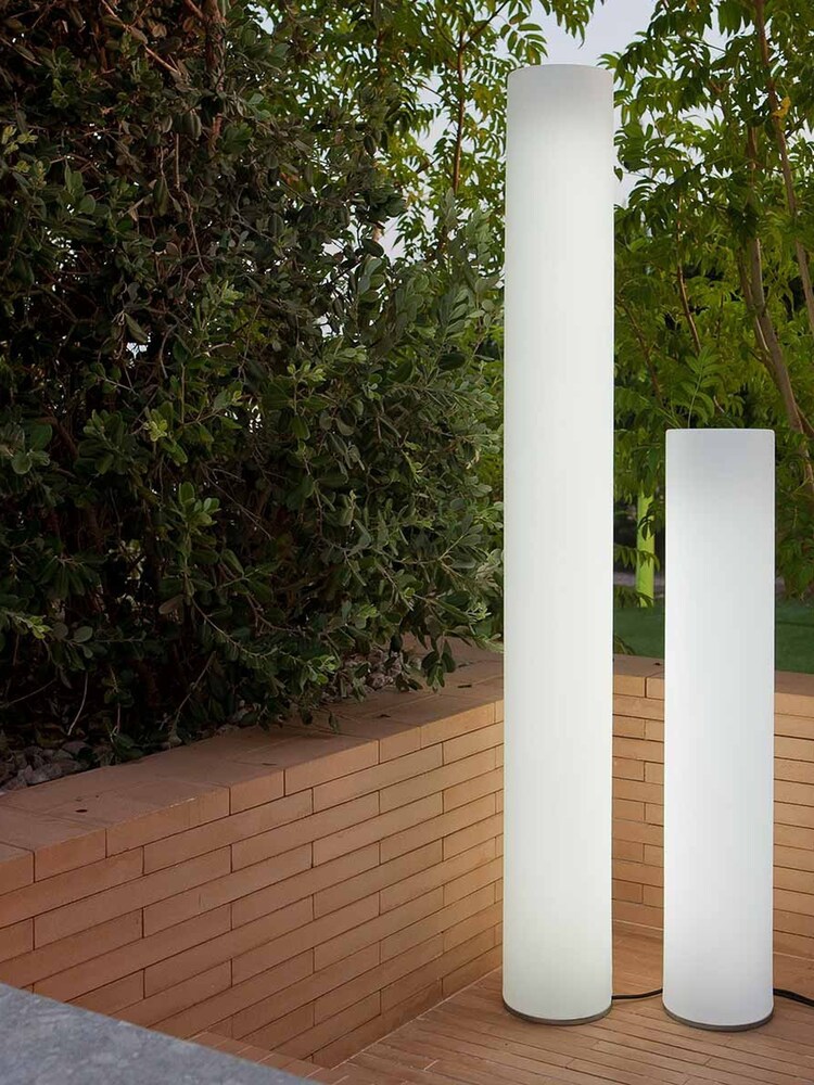 New Garden White Fity 160cm Floor Lamp with Hemp Cable - Image 2 of 6