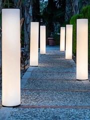 New Garden White Fity 160cm Floor Lamp with Hemp Cable - Image 4 of 6
