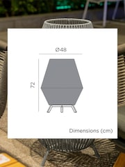 New Garden Taupe Conta 70 Decorative Floor Lamp - Image 2 of 6
