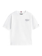 Weiß - Tommy Hilfiger Varsity Back Graphic T-Shirt - Bild 5 von 5