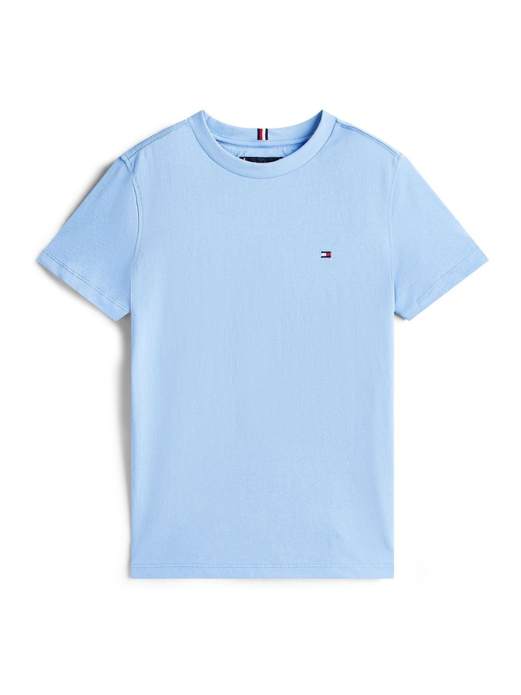 Tommy Hilfiger Blue Flag Embroidery Crew Neck T-Shirt - Image 5 of 5 Tommy Hilfiger Blue Flag Embroidery Crew Neck T-Shirt - Image 5 of 5