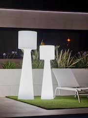 New Garden White 140m Grace Floor Lamp with Cable - Image 2 of 6