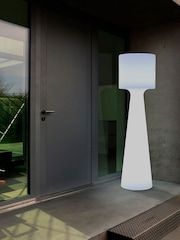 New Garden White 140m Grace Floor Lamp with Cable - Image 4 of 6
