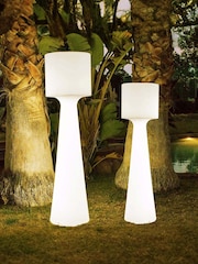 New Garden White 140m Grace Floor Lamp with Cable - Image 5 of 6