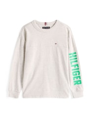 Tommy Hilfiger Logo Graphic Long Sleeve T-Shirt - Bild 5 von 5