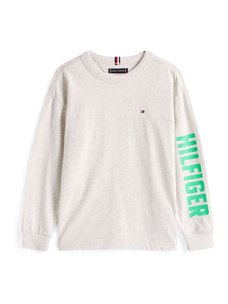 Tommy Hilfiger Logo Graphic Long Sleeve T-Shirt - Bild 5 von 5