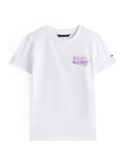 Tommy Hilfiger Graffiti Logo Print T-Shirt - Imagen 5 de 5
