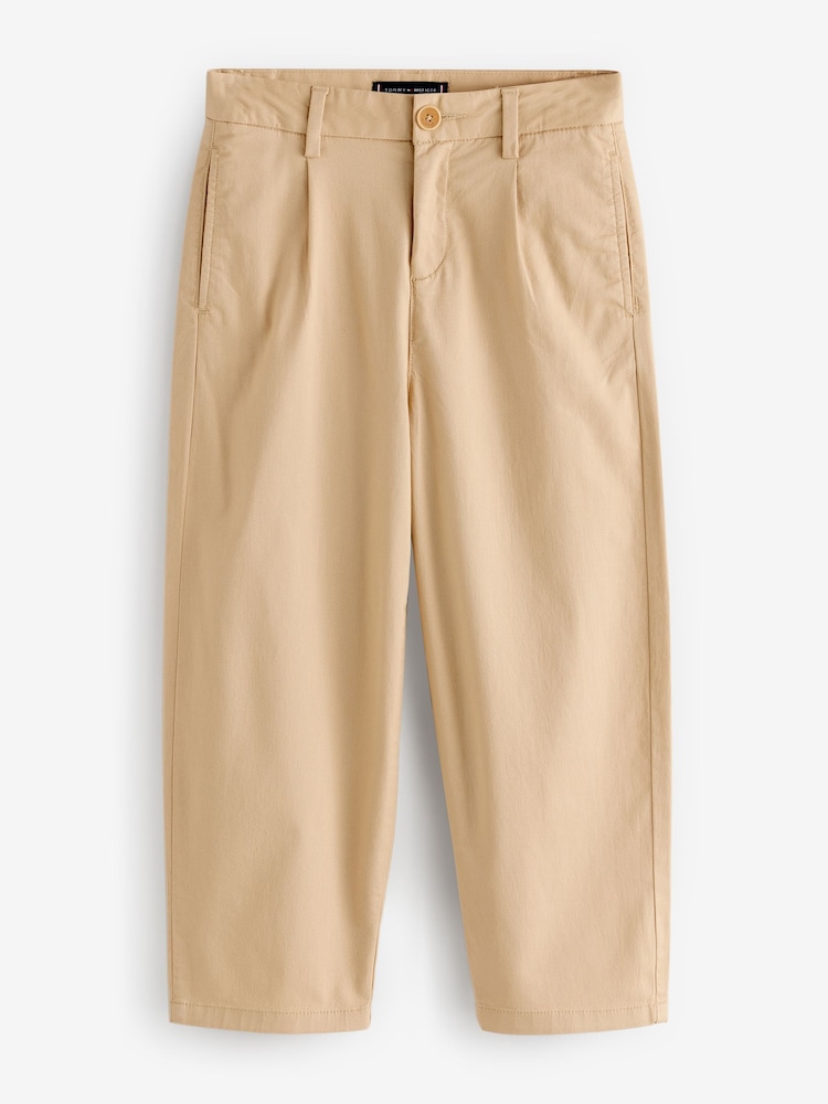 Tommy Hilfiger Gold Pleated Chinos - Image 1 of 1 Tommy Hilfiger Gold Pleated Chinos - Image 1 of 1