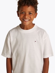Tommy Hilfiger Flag Embroidery Crew Neck T-Shirt - Bild 3 von 5