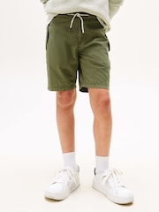 Tommy Hilfiger Green Pure Cotton Cargo Shorts - Image 1 of 5