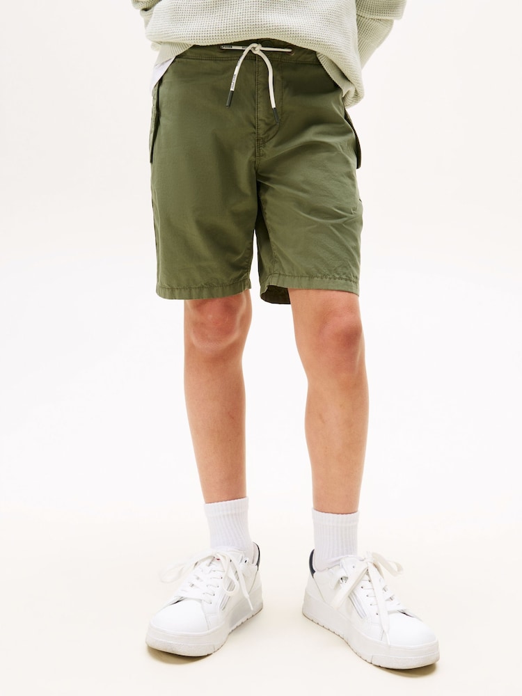 Tommy Hilfiger Green Pure Cotton Cargo Shorts - Image 1 of 5