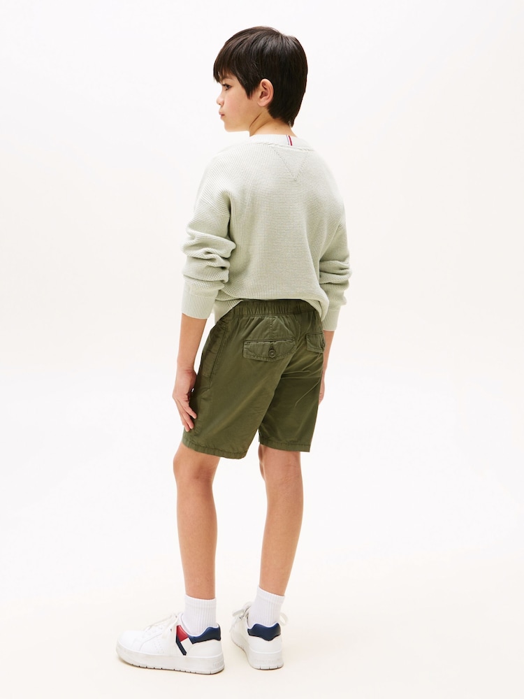 Tommy Hilfiger Green Pure Cotton Cargo Shorts - Image 2 of 5