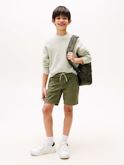 Tommy Hilfiger Green Pure Cotton Cargo Shorts - Image 3 of 5