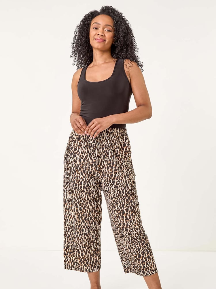 Roman Animal print Petite Animal Print Stretch Trousers - Image 2 of 5