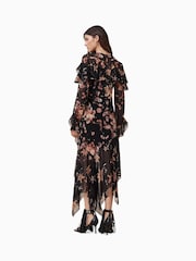 AllSaints Brown Fresca Dress - Image 8 of 9