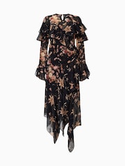AllSaints Brown Fresca Dress - Image 9 of 9
