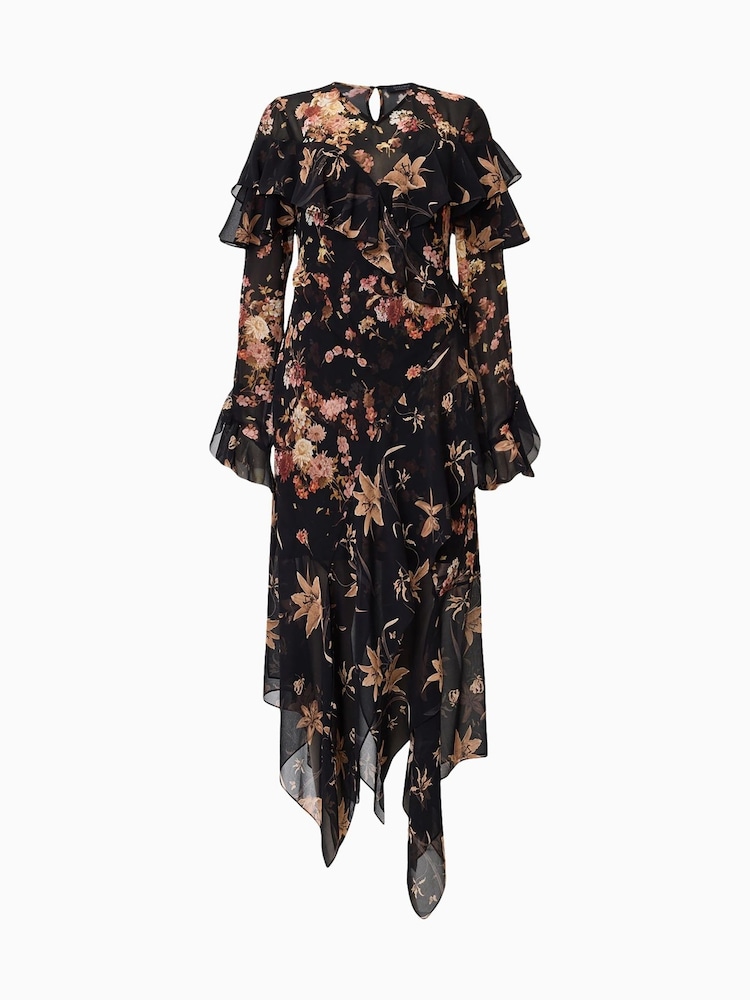 AllSaints Brown Fresca Dress - Image 9 of 9
