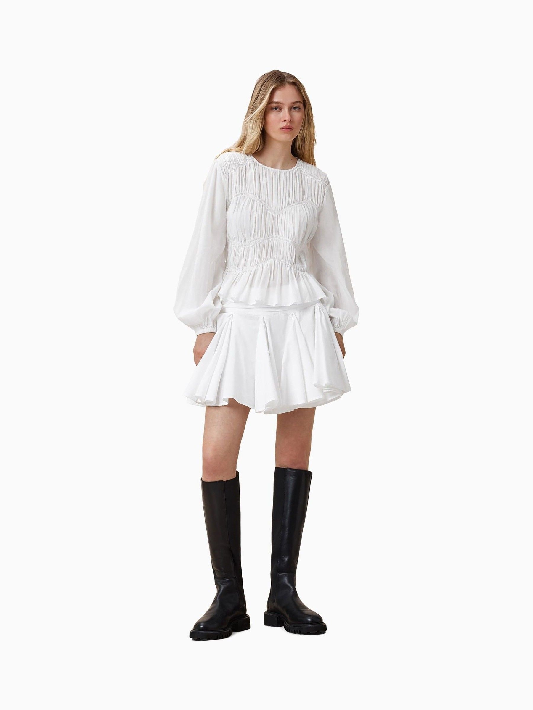 Buy AllSaints White Tulip Skirt from Next USA