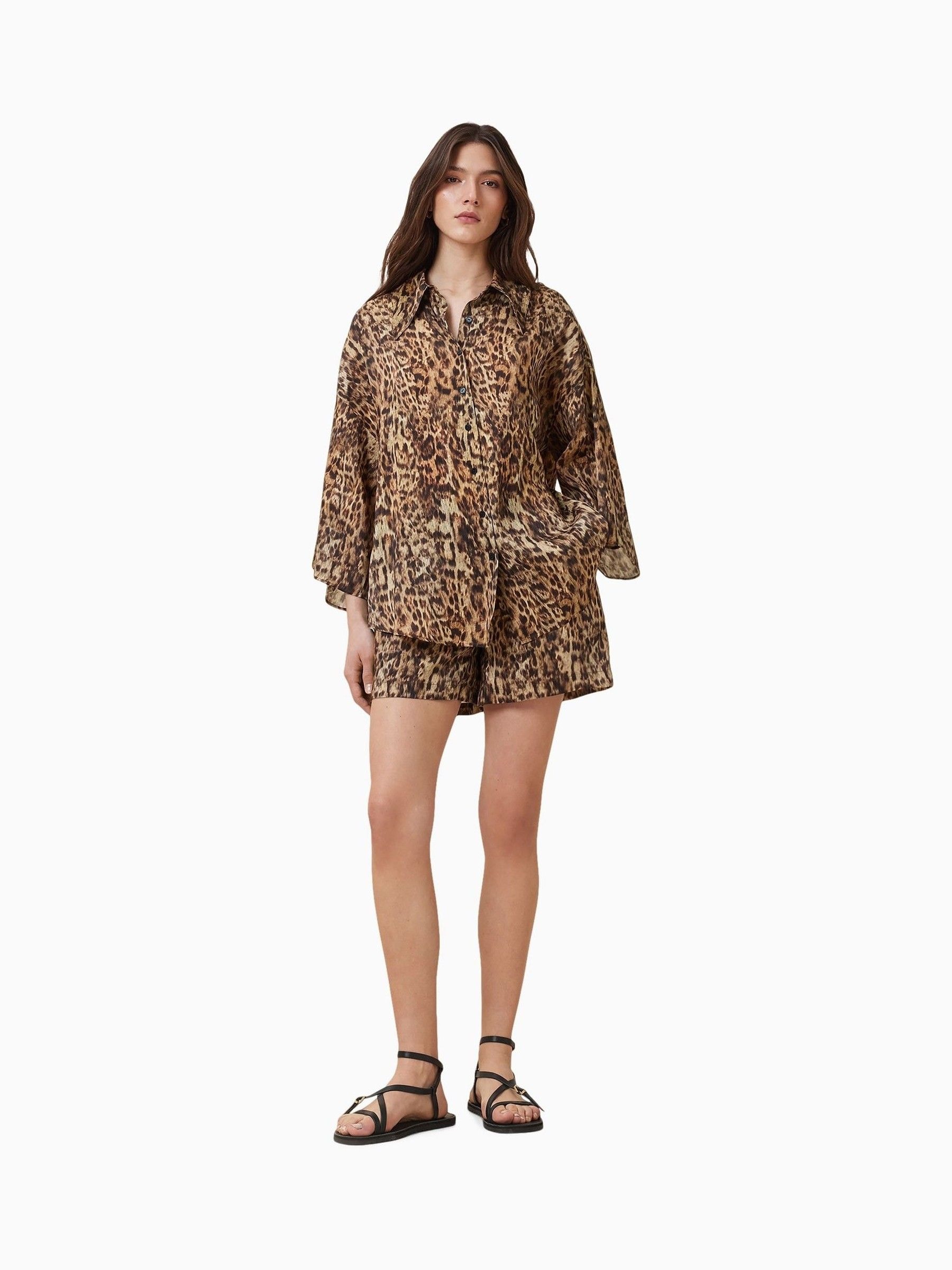Buy AllSaints Brown Charli Shorts from the Next UK online shop