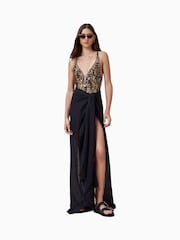 AllSaints Brown Saph Swimsuit - Image 2 of 7