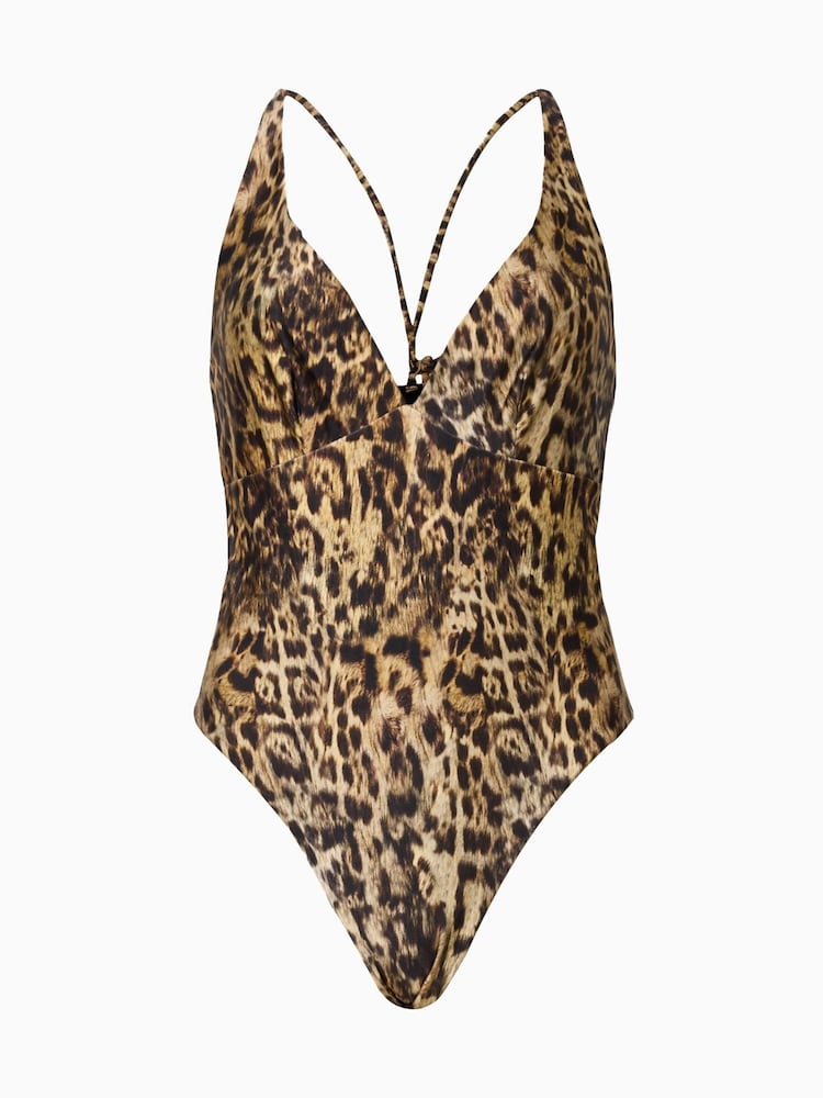 AllSaints Brown Saph Swimsuit - Image 7 of 7
