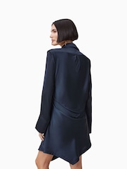 AllSaints Blue Tira Mini Dress - Image 8 of 9