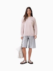 AllSaints Pink Soleil Etta 100% Organic Cotton Sweat Top - Image 3 of 7