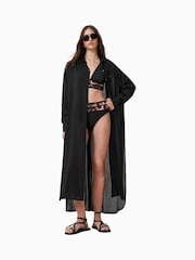 AllSaints Black Xalia Bikini - Image 3 of 6