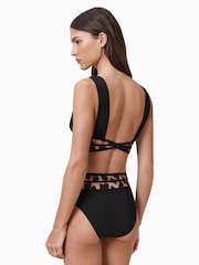 AllSaints Black Xalia Bikini - Image 5 of 6