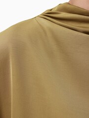 AllSaints Brown Leslie Top - Image 5 of 9