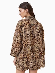 AllSaints Brown Charli Shirt - Image 8 of 9