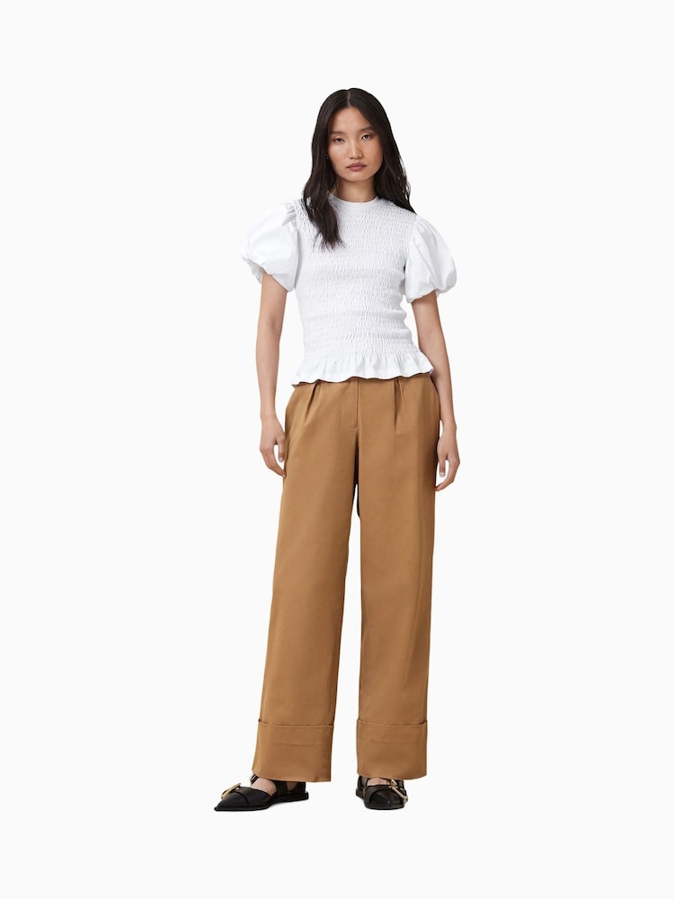 AllSaints Brown Poppy Chinos - Image 1 of 8