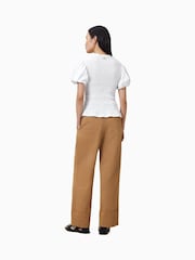 AllSaints Brown Poppy Chinos - Image 7 of 8
