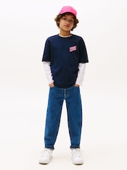 Tommy Hilfiger Blue Archive Short Sleeve T-Shirt - Image 3 of 6