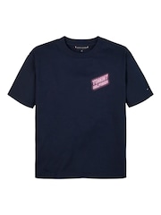Tommy Hilfiger Blue Archive Short Sleeve T-Shirt - Image 5 of 6