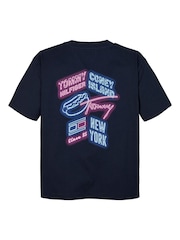Tommy Hilfiger Blue Archive Short Sleeve T-Shirt - Image 6 of 6
