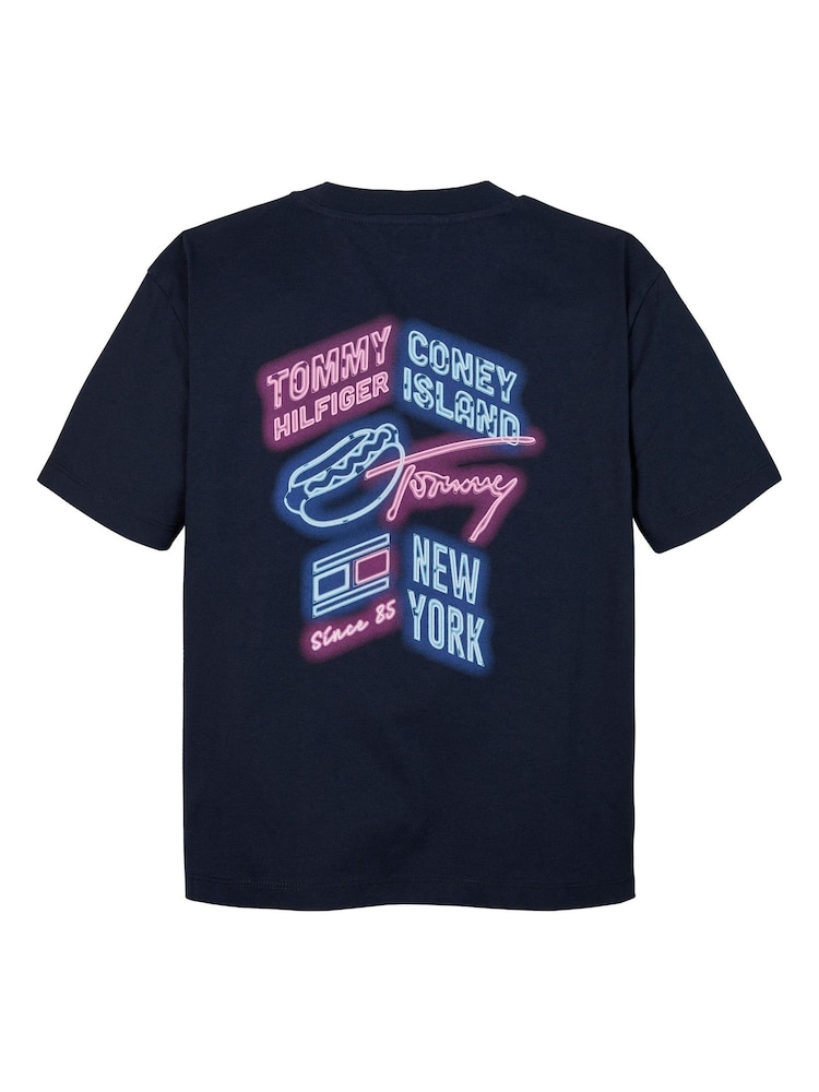 Tommy Hilfiger Blue Archive Short Sleeve T-Shirt - Image 6 of 6