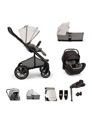 Nuna Grey MIXX Next ARRA Flex BASE Curv Nursery Travel Bundle - Image 1 of 6