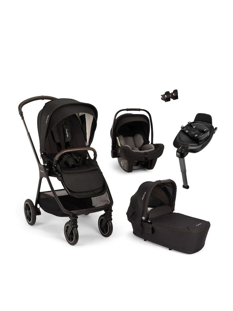 Nuna Black TRIV Next PIPA next Nursery Travel Bundle - Image 1 of 6