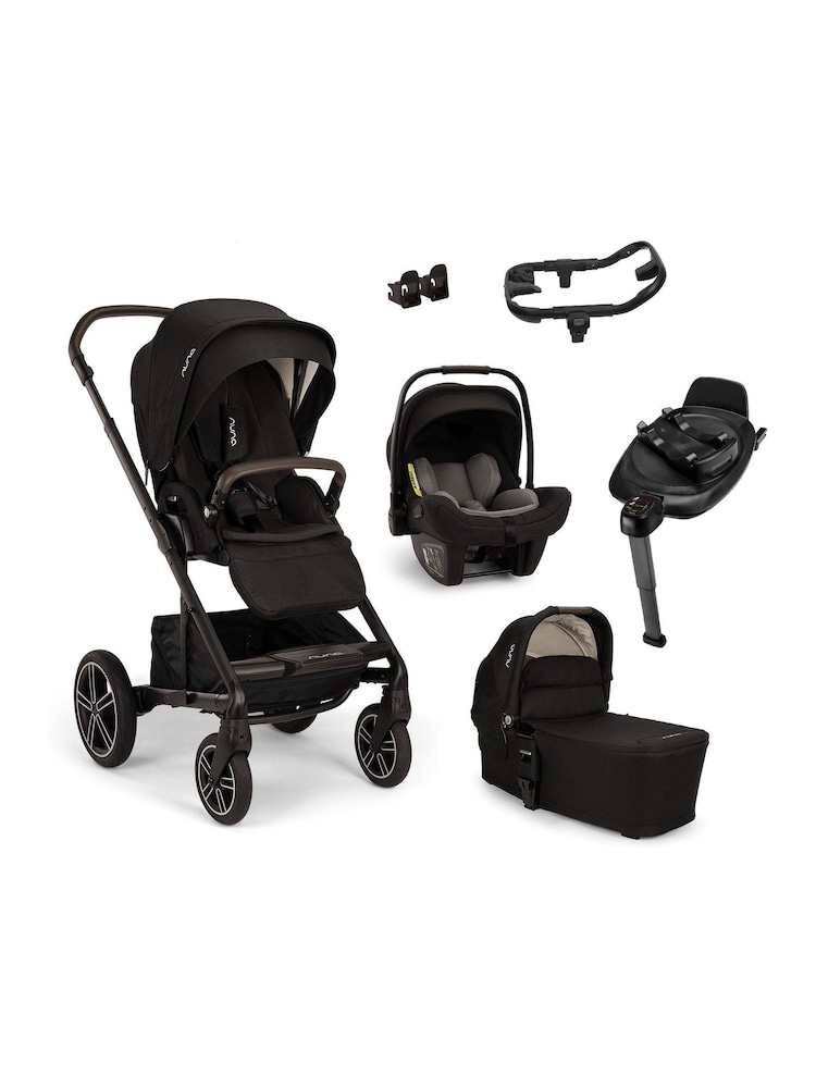 Nuna Black MIXX next PIPA Nursery Travel Bundle - Image 1 of 6
