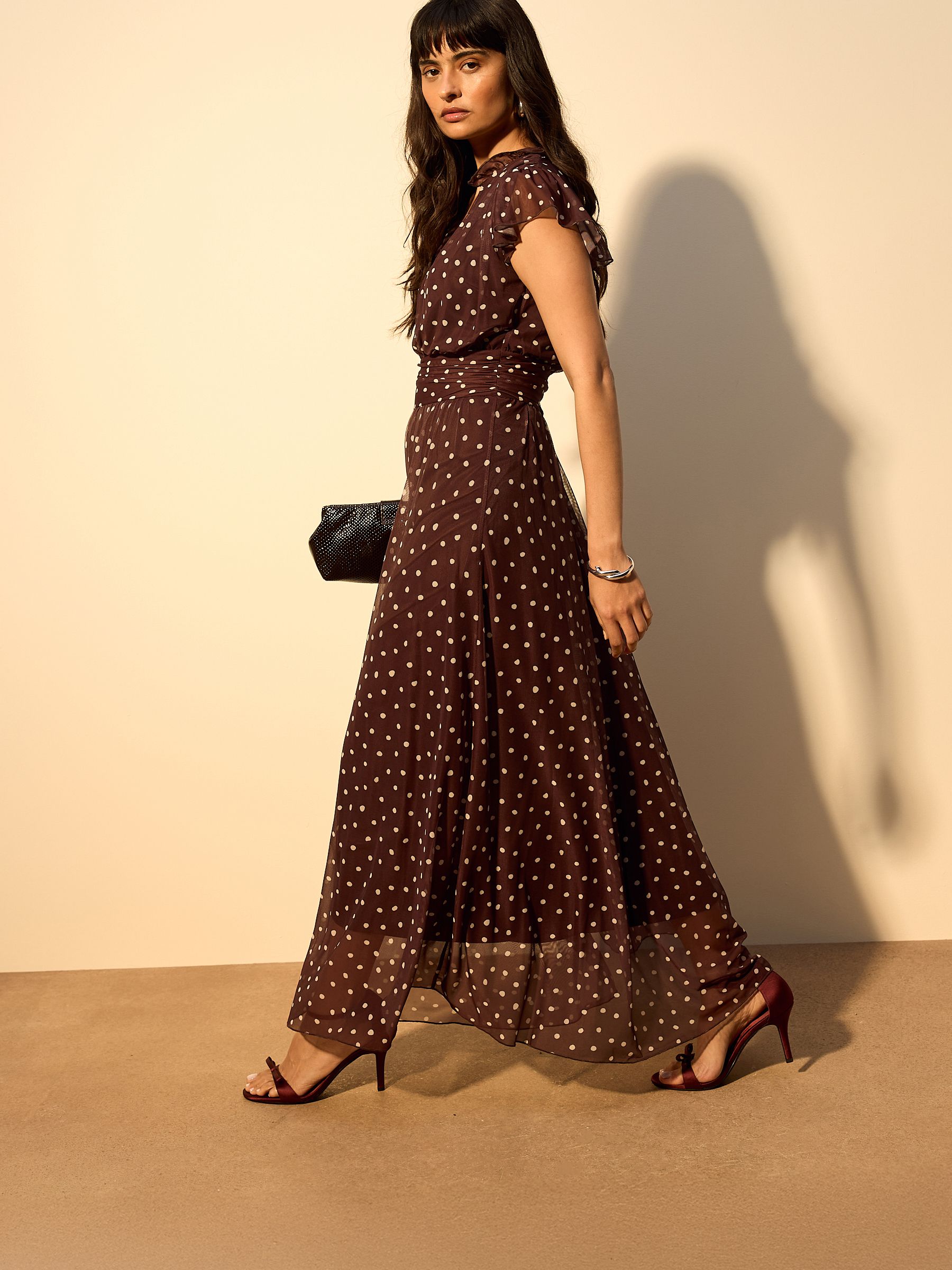 chocolate brown pleated dress Simple A-Line Satin Brown Long Prom Dress, Brown Long Formal Dress US 4 / Brown