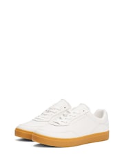 Tommy Hilfiger Natural Leather Embossed Cupsole Trainers - Image 3 of 4