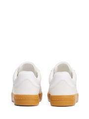 Tommy Hilfiger Natural Leather Embossed Cupsole Trainers - Image 4 of 4