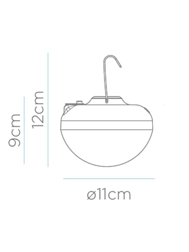 New Garden White Cherry Rechargeable Portable Light Bulb - Image 2 of 5